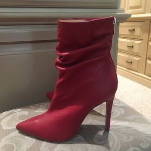 Jessica Simpson Red Ankle Boots